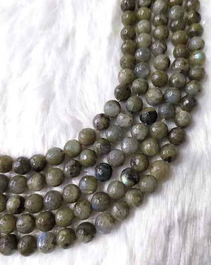 Labradorite Faceted Beads, Crystal Beads for Jewelry.  DestGlow