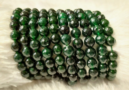 Green Jade Faceted Beads, Crystal Beads for Jewelry  DestGlow