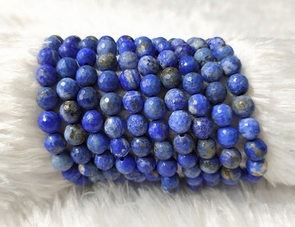 Lapis Lazuli Faceted Beads, Crystal Beads for Jewelry.  DestGlow