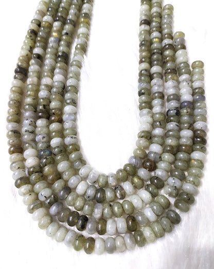Labradorite Rondelle Beads, Crystal Beads for Jewelry  DestGlow