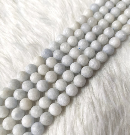 Blue Celestite Gemstone Beads, Crystal Beads for Jewelry  DestGlow