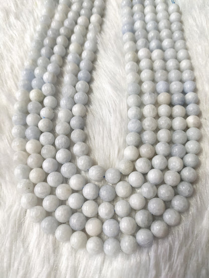 Blue Celestite Gemstone Beads, Crystal Beads for Jewelry  DestGlow