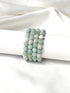 Faceted Amazonite Beads Bracelet, Crystal Bracelet.  DestGlow