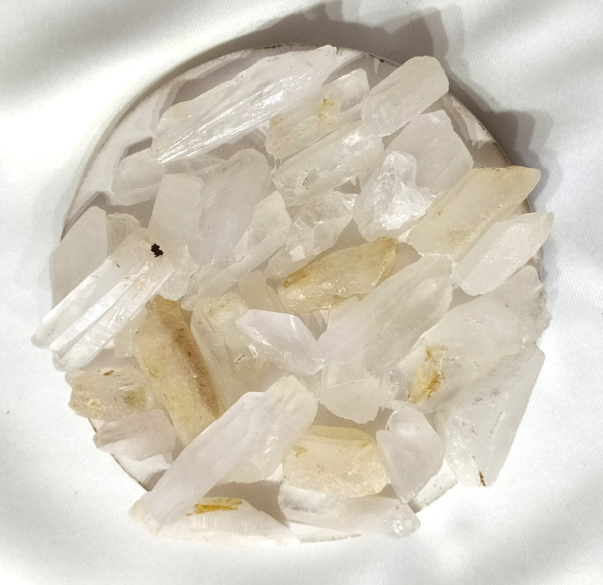 100g Clear Quartz Natural Points, Healing Crystal Points.  DestGlow