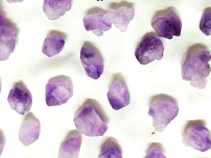 100g Amethyst Natural Points, Healing Crystal Points  DestGlow