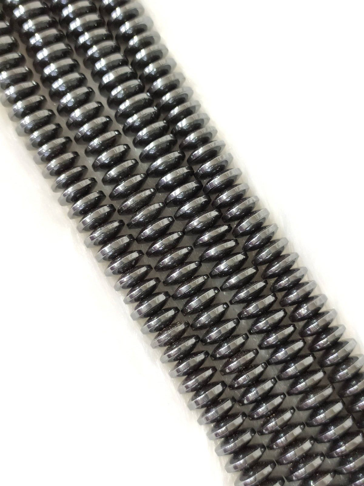 Hematite Rondelle Beads, Crystal Beads for Jewelry.  DestGlow