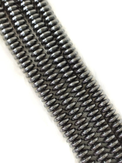 Hematite Rondelle Beads, Crystal Beads for Jewelry.  DestGlow