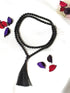 Black Obsidian Gemstone Mala, 108 Prayer Bead Mala.  DestGlow
