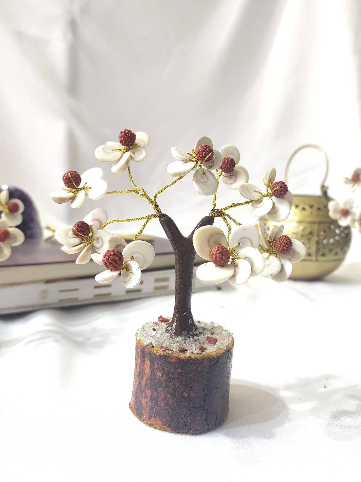 54Beads Gomati Chakra With Rudraksha Tree|Gomati Chakra Tree  DestGlow