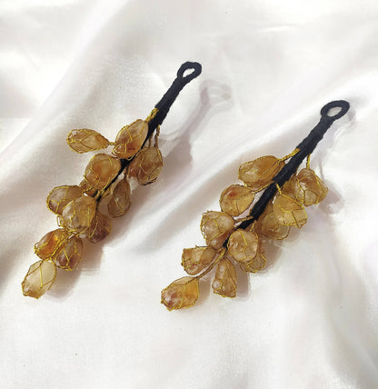 Natural Citrine Crystal Hanger | Citrine Hanger | Car Hanger  DestGlow