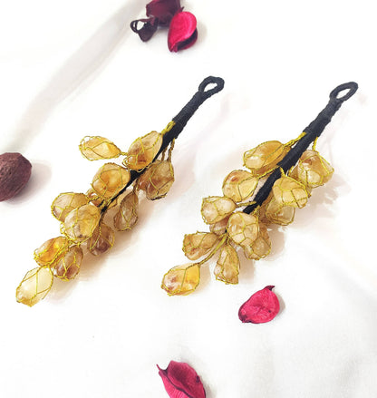 Natural Citrine Crystal Hanger | Citrine Hanger | Car Hanger  DestGlow