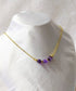 Raw Amethyst Crystal Necklace, Raw Amethyst Necklace  DestGlow