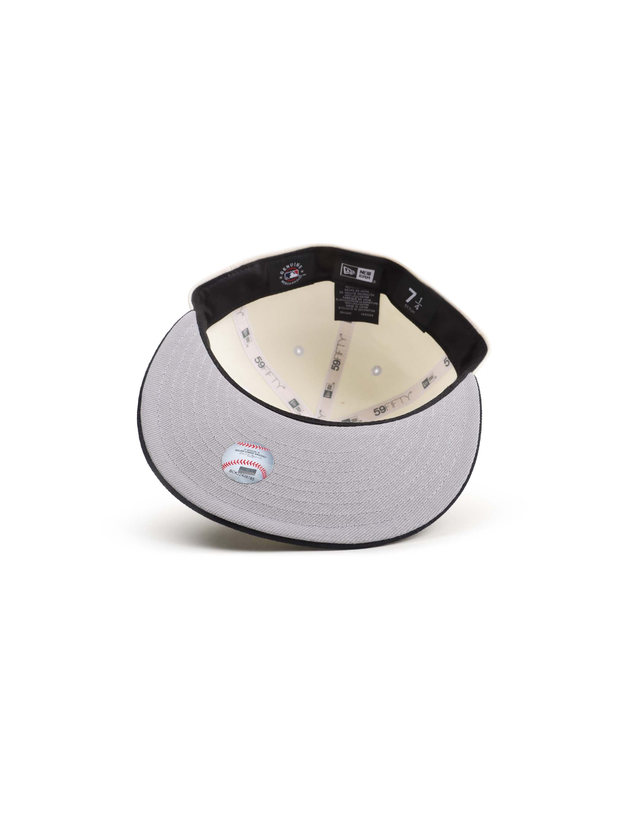 New Era 5950 World Series Champions Dodgers Hat - Chrome/Navy by Denim Exchange