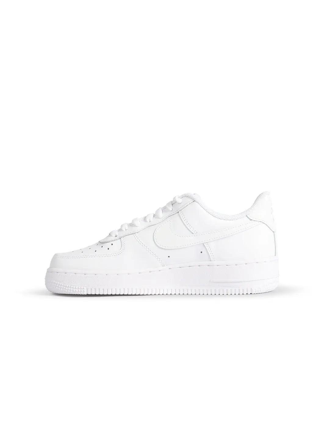 Nike Big Kids Air Force 1 LE – Triple White by Denim Exchange