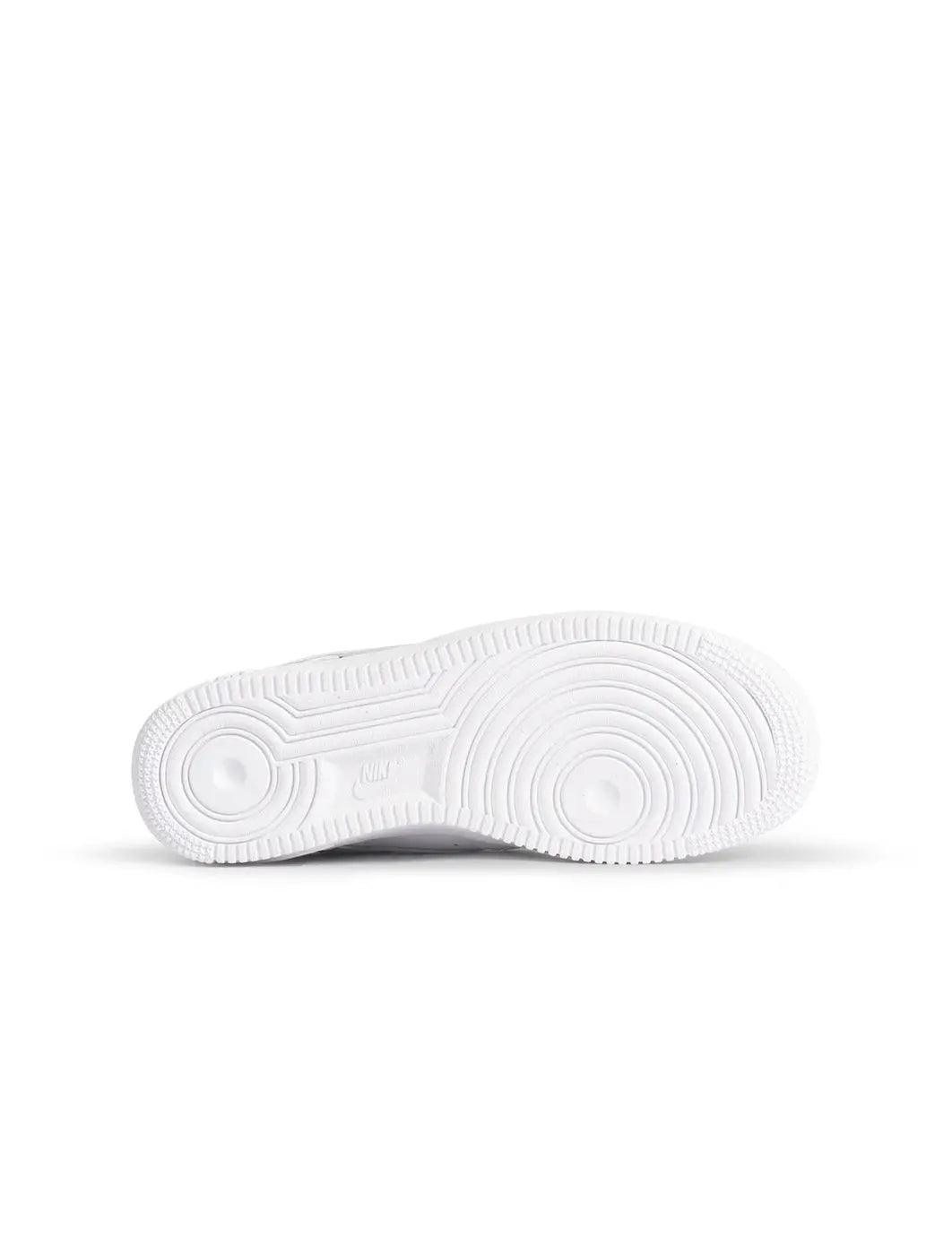 Nike Big Kids Air Force 1 LE – Triple White by Denim Exchange