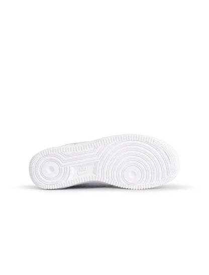 Nike Big Kids Air Force 1 LE – Triple White by Denim Exchange
