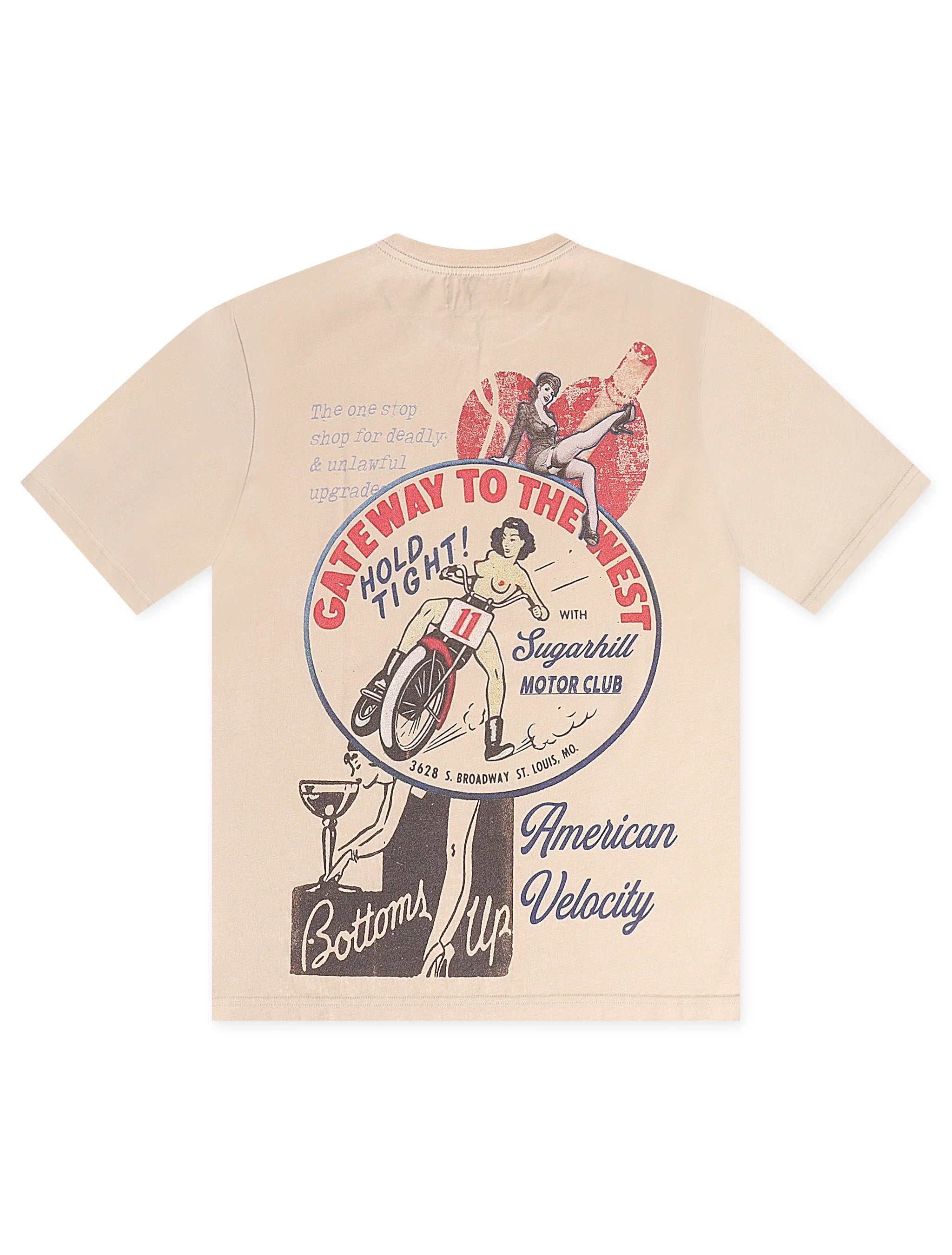Sugarhill "Velocity" T-Shirt - Wheat Vintage by Denim Exchange