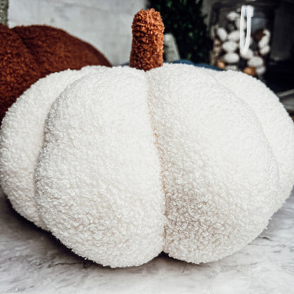 Blair Pumpkin - Handcrafted Blue Pastel Velvet Pumpkin Decor