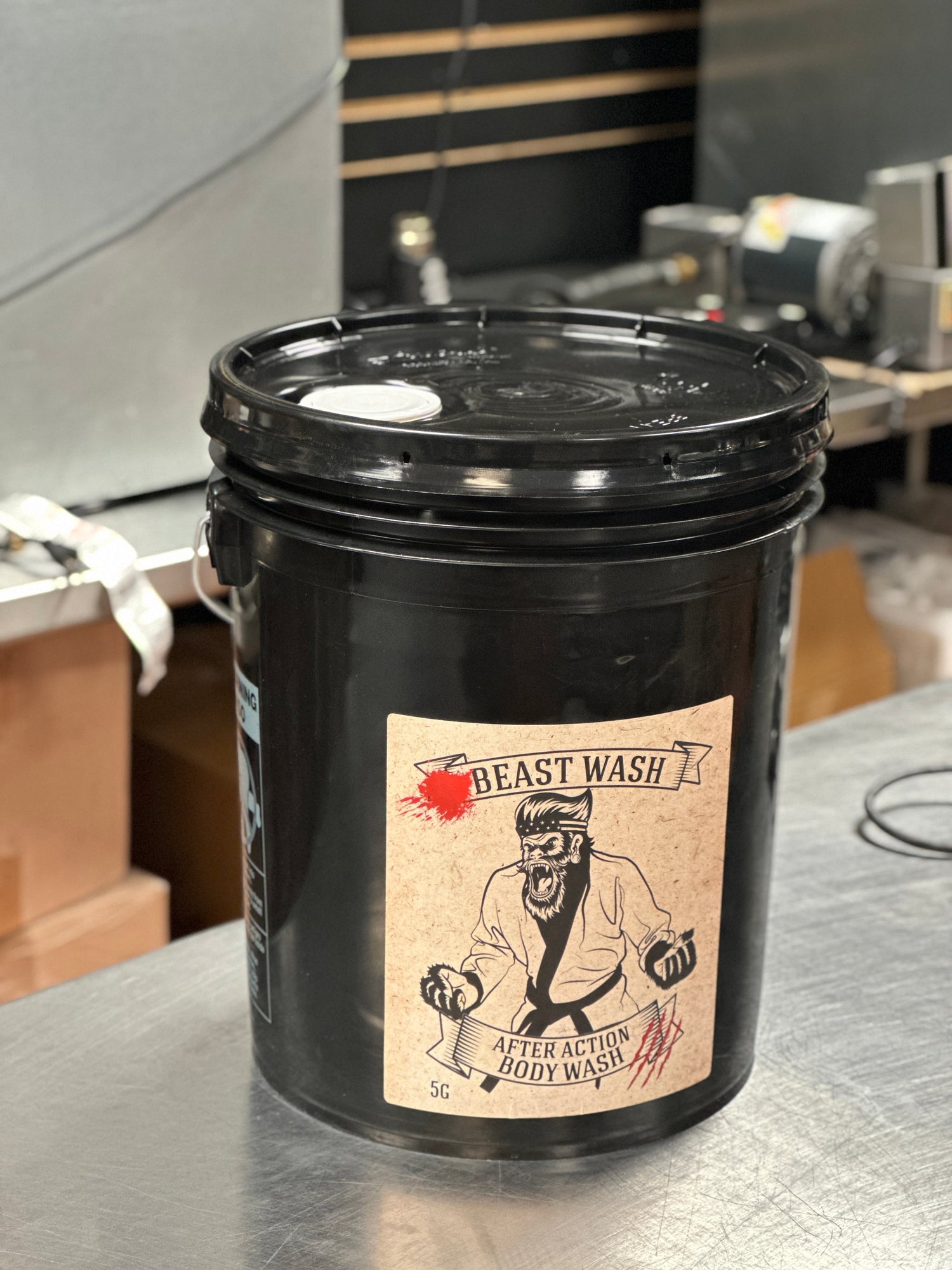 5 Gallon Pail Of After Action Body Wash by Johnny Slicks