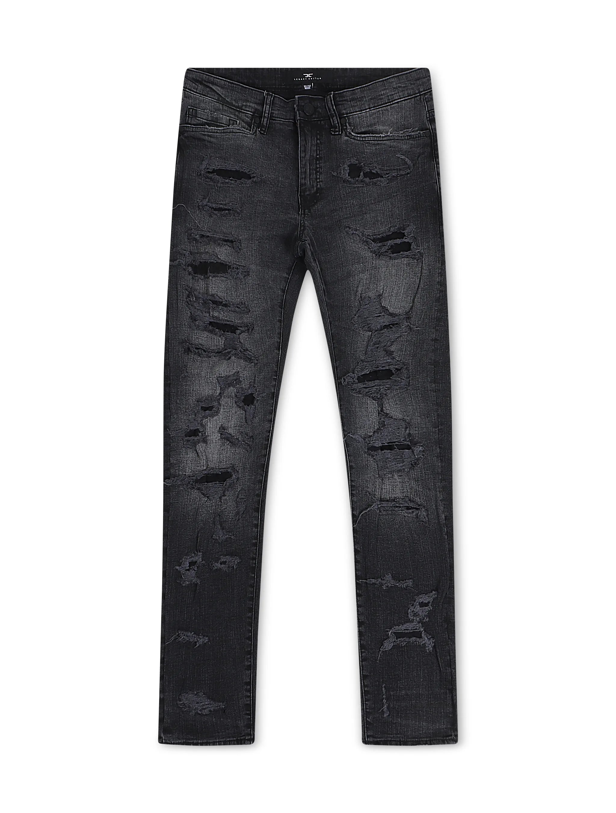 Jordan Craig Mens Vintage Washes Ross Fit - Black Shadow by Denim Exchange