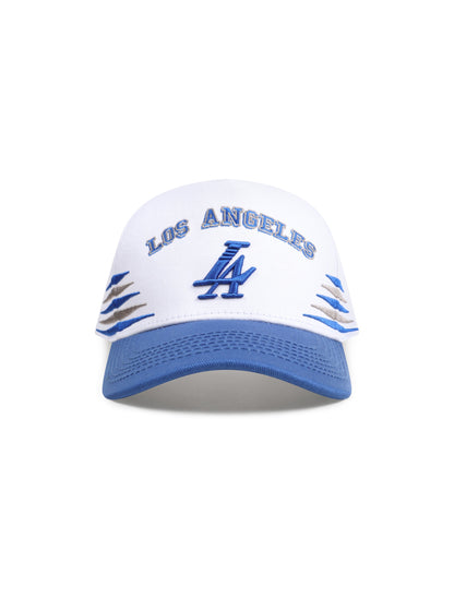 Reference Mens Vintage LA Hat - White/Royal by Denim Exchange