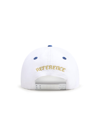 Reference Mens Vintage LA Hat - White/Royal by Denim Exchange