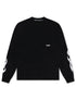 Gala Vandal Layer Long Sleeve - Black/Red by Denim Exchange