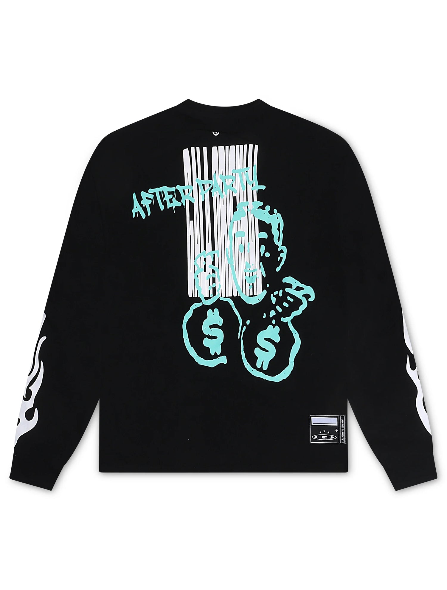 Gala Vandal Layer Long Sleeve - Black/Turquoise by Denim Exchange