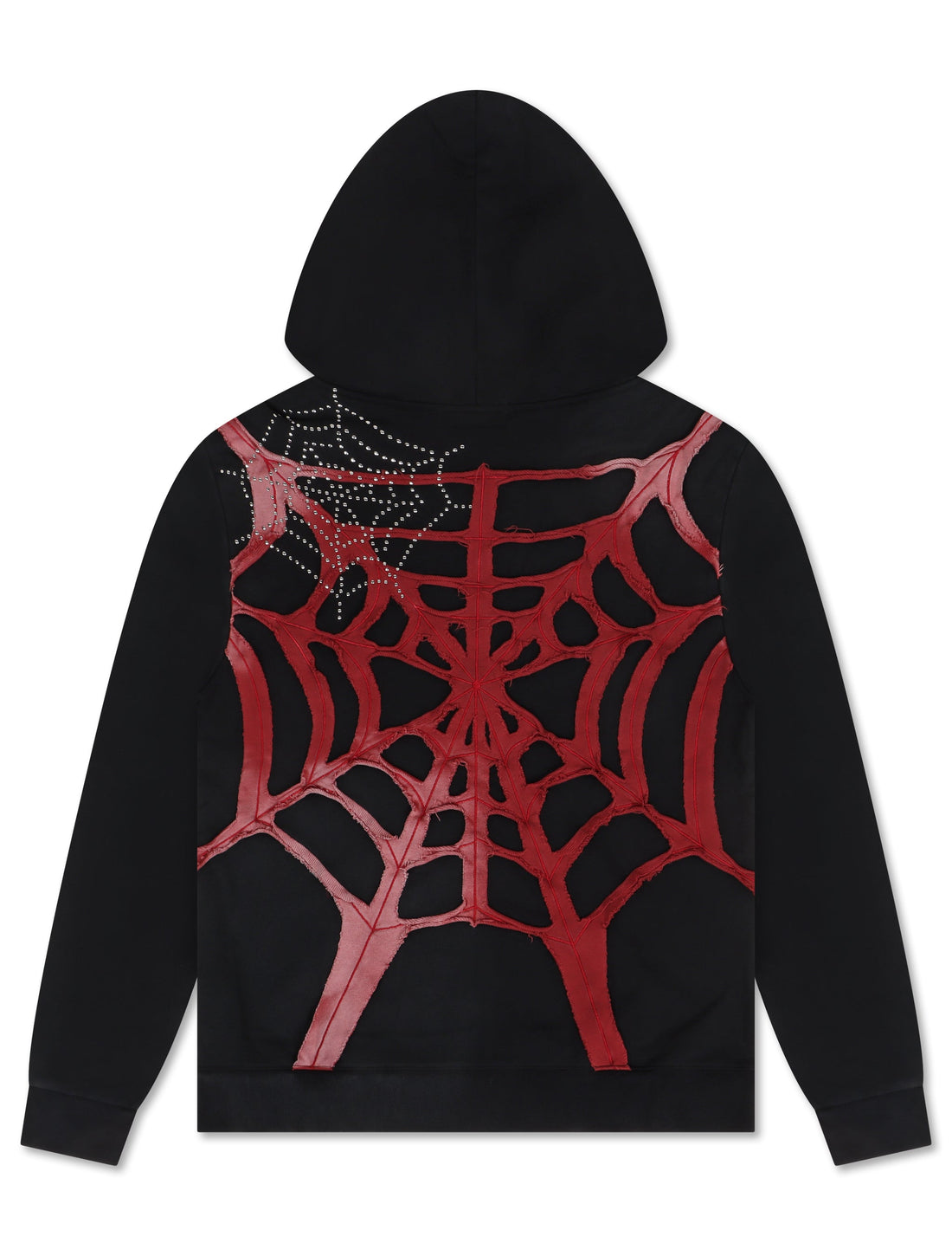 Politics Spider Web 301 Hoodie - Black by Denim Exchange