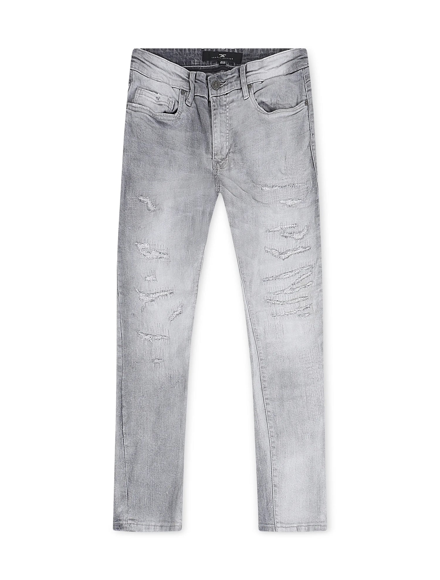 Jordan Craig Rip and Repair Ross Fit Jeans - Arctic Grey by Denim Exchange