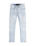 Jordan Craig Rip and Repair Ross Fit Jeans - Ice Blue by Denim Exchange