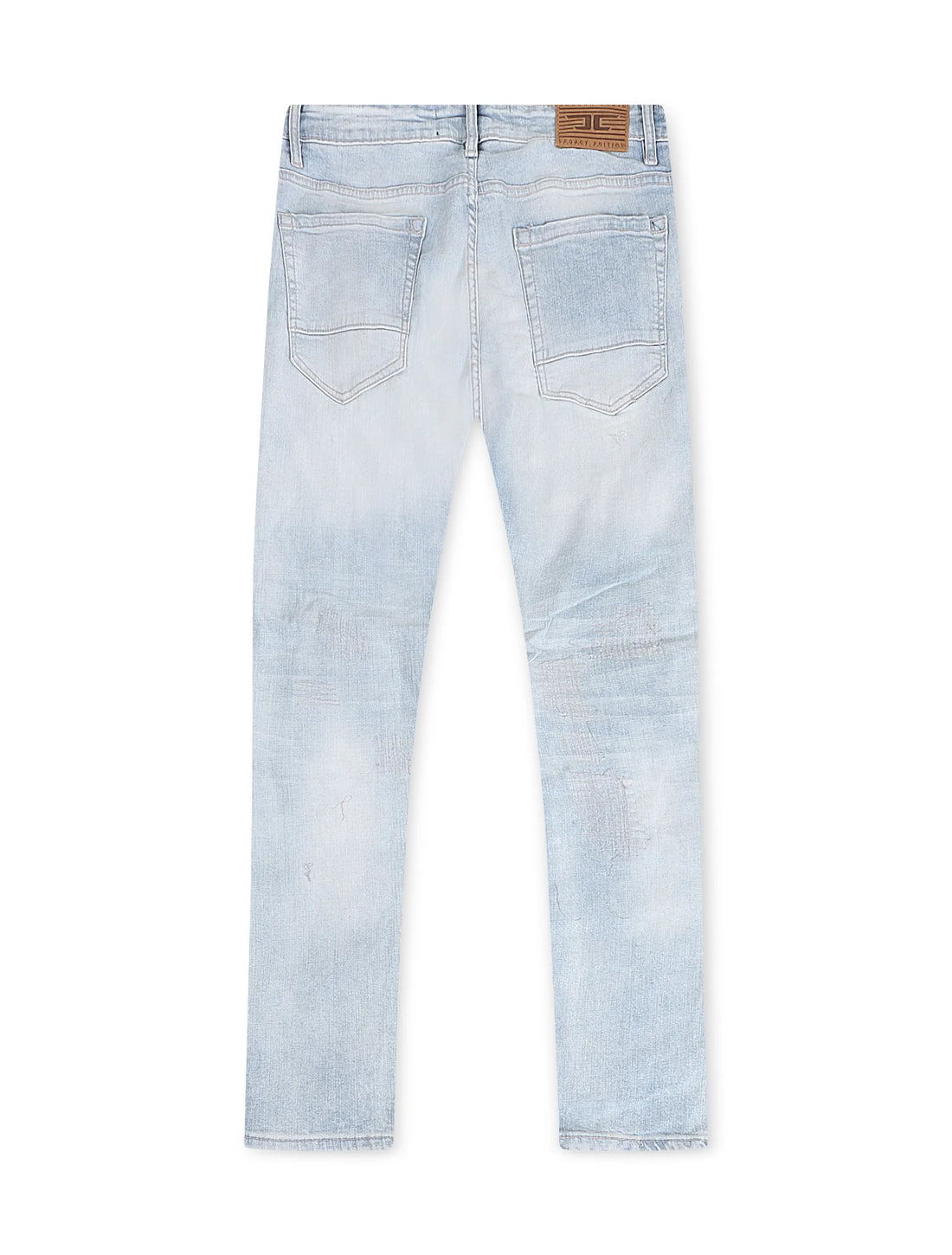 Jordan Craig Rip and Repair Ross Fit Jeans - Ice Blue by Denim Exchange