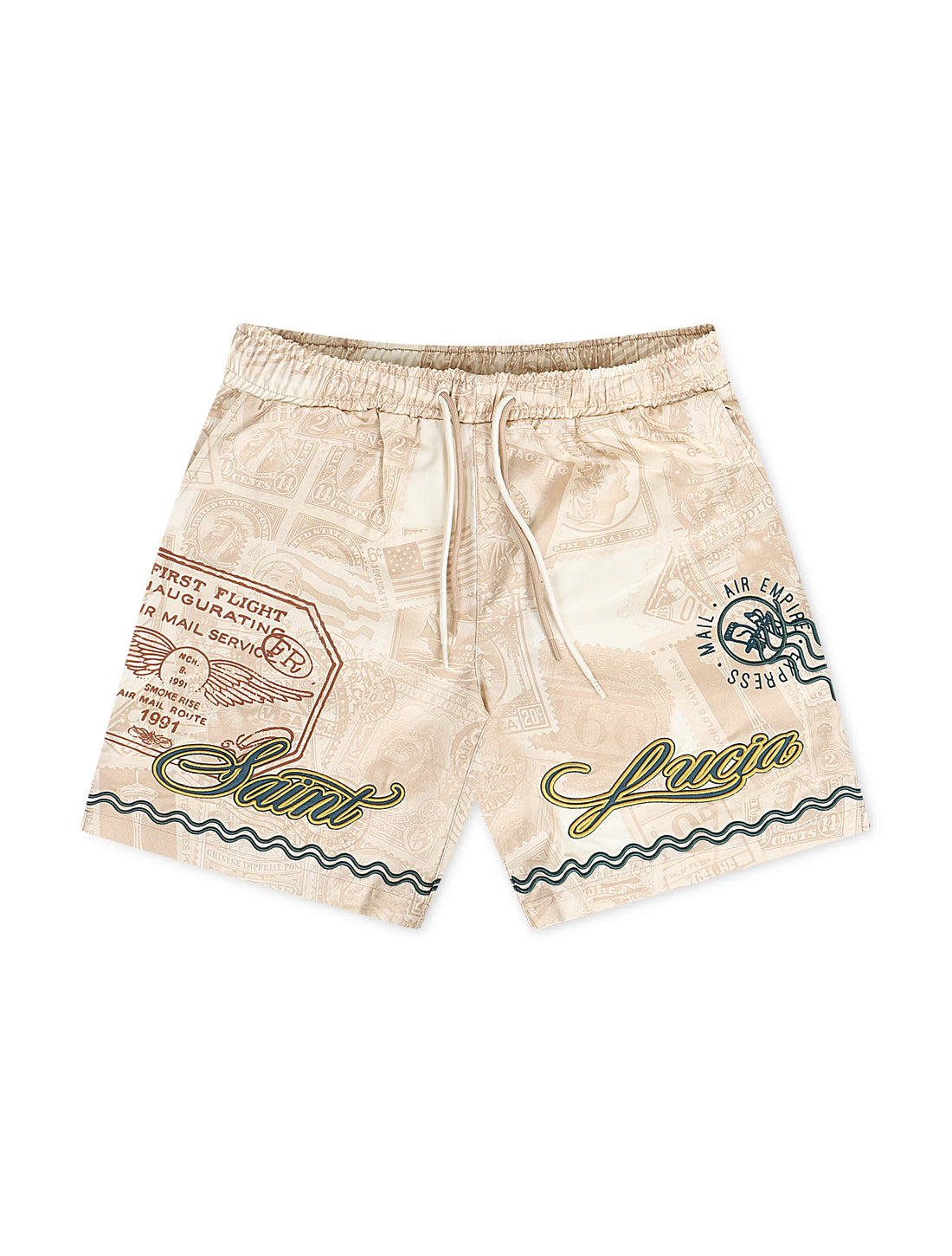 Smoke Rise Fashion Twill Shorts - Papyrus by Denim Exchange