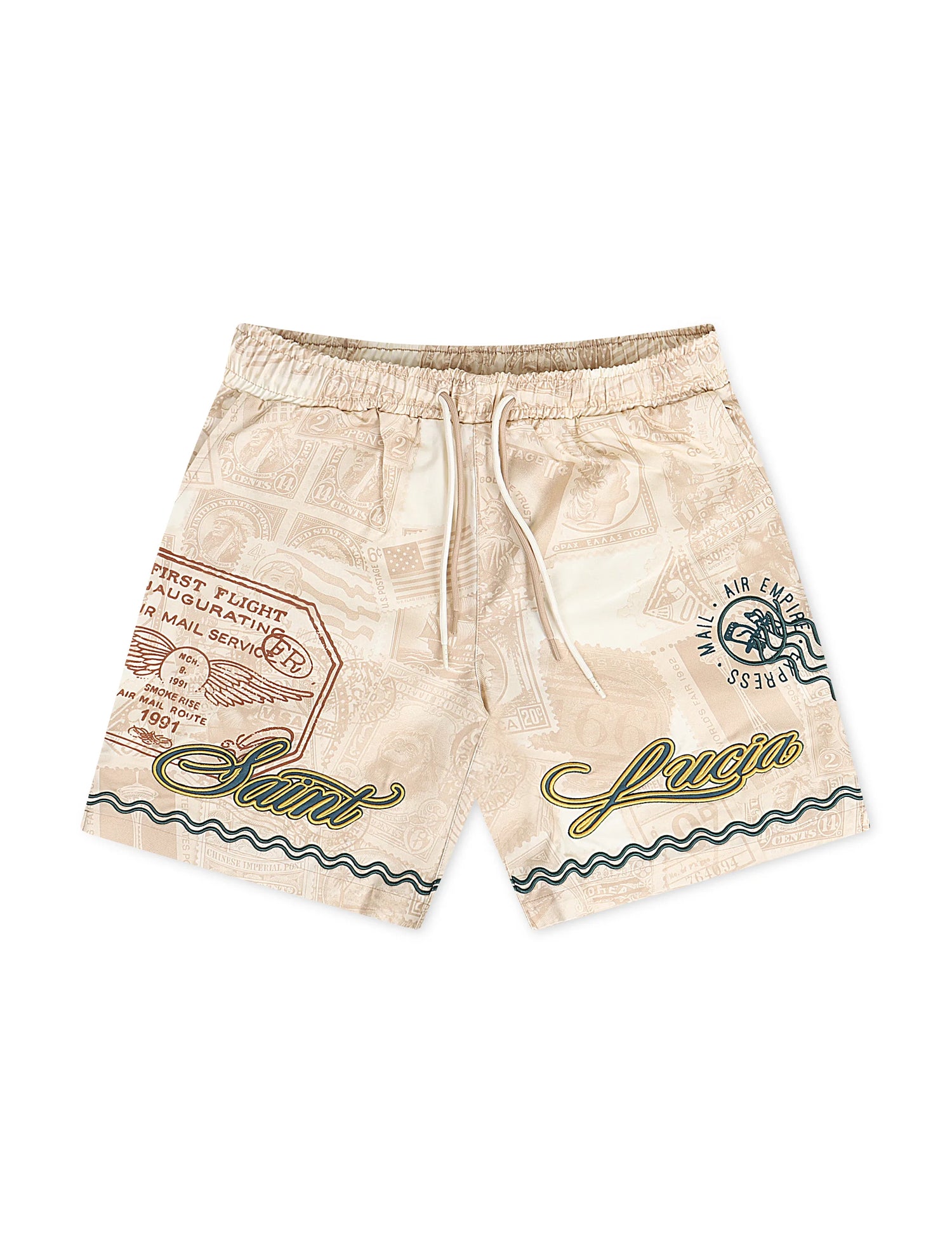 Smoke Rise Fashion Twill Shorts - Papyrus by Denim Exchange
