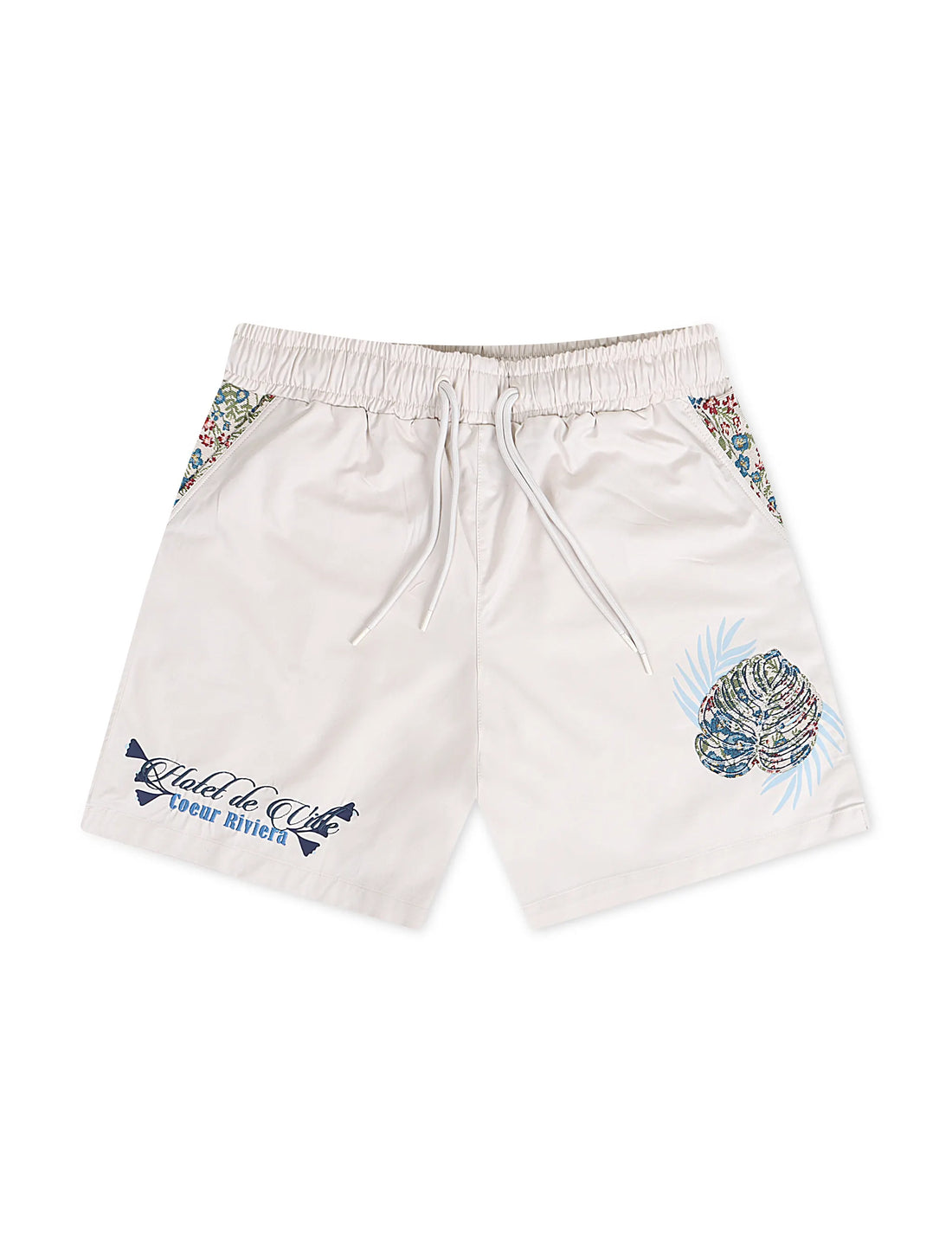 Smoke Rise Fashion Twill Shorts - Chalk by Denim Exchange