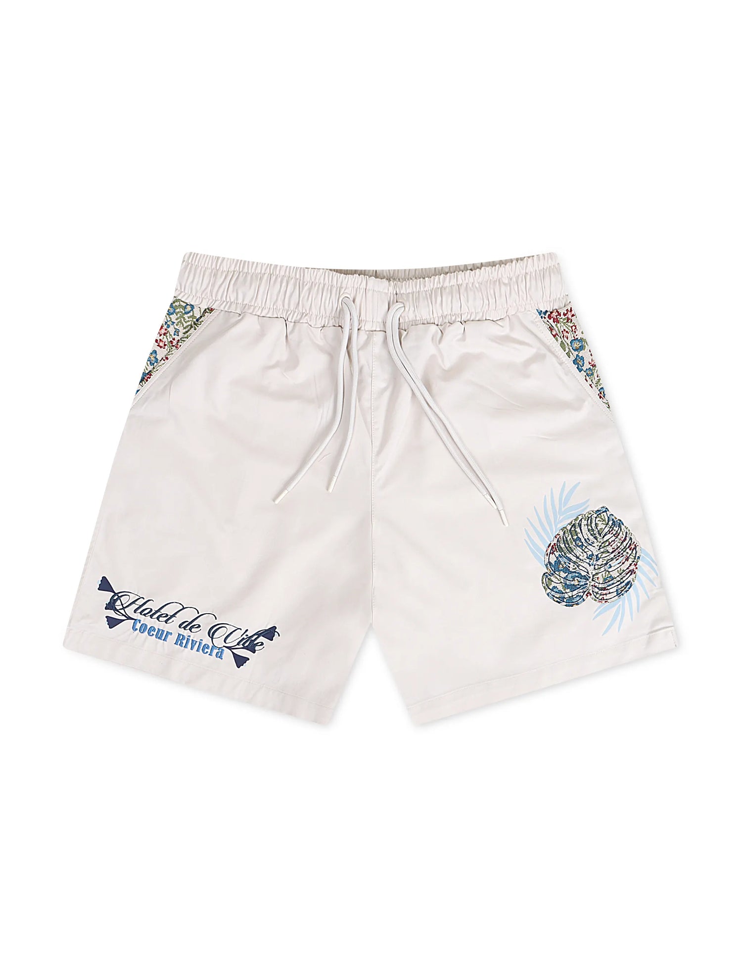 Smoke Rise Fashion Twill Shorts - Chalk by Denim Exchange