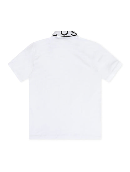 Lacoste Slim Fit Branded Polo - White by Denim Exchange