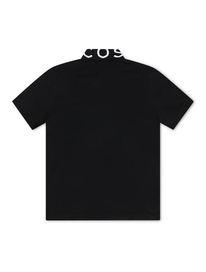 Lacoste Slim Fit Branded Polo - Black by Denim Exchange