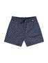 Boss Monogram Print Swim Shorts - Blue by Denim Exchange