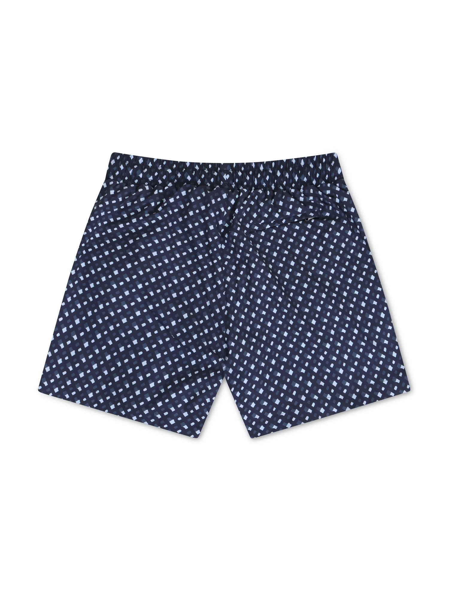 Boss Monogram Print Swim Shorts - Blue by Denim Exchange