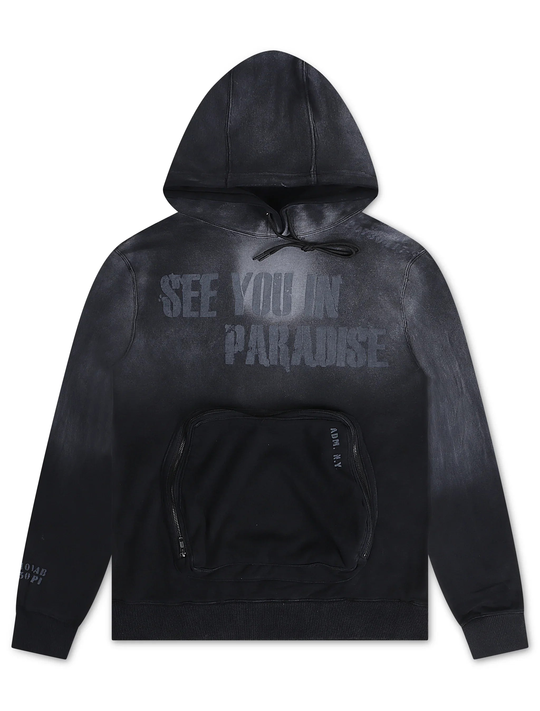 Jordan Craig Paradise Field Tech Cargo Hoodie - Black by Denim Exchange