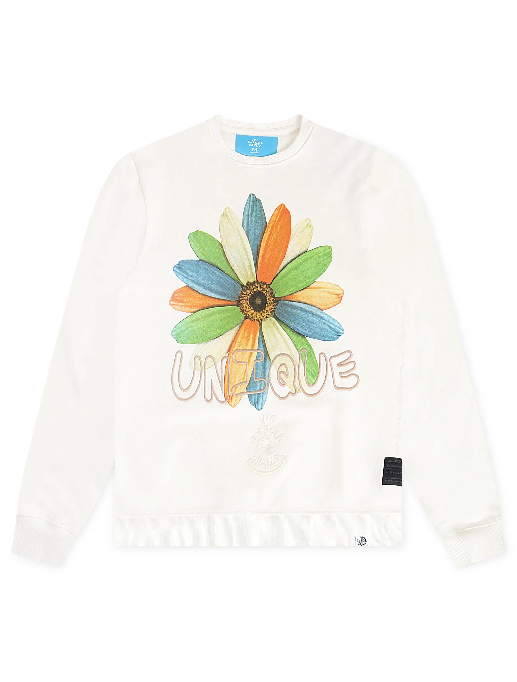 Vic Garcia Unique Crewneck - Cream by Denim Exchange