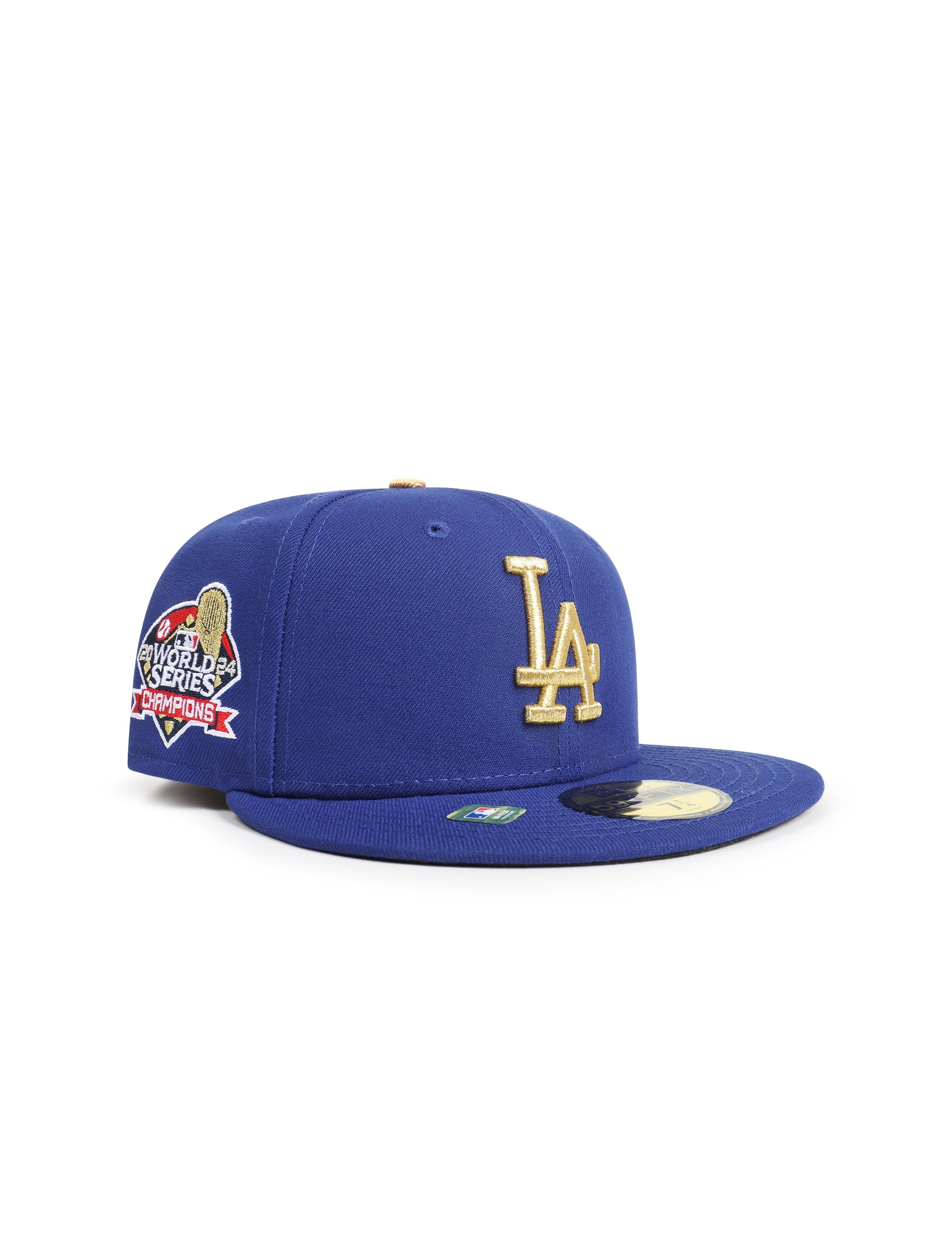 New Era 5950 Gold Collection World Series Hat - Royal Blue/ Gold by Denim Exchange