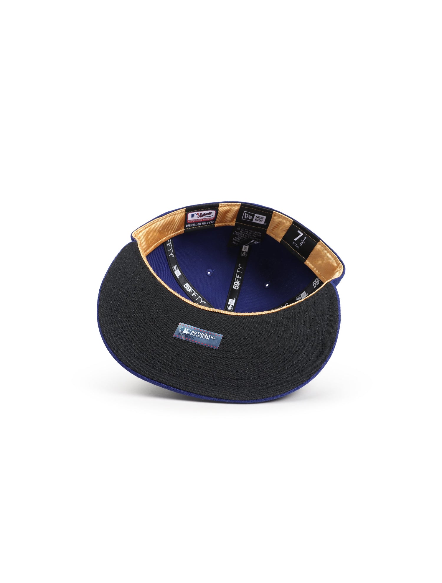 New Era 5950 Gold Collection World Series Hat - Royal Blue/ Gold by Denim Exchange