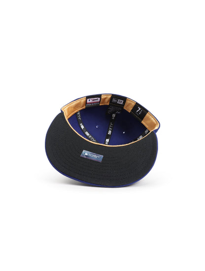 New Era 5950 Gold Collection World Series Hat - Royal Blue/ Gold by Denim Exchange