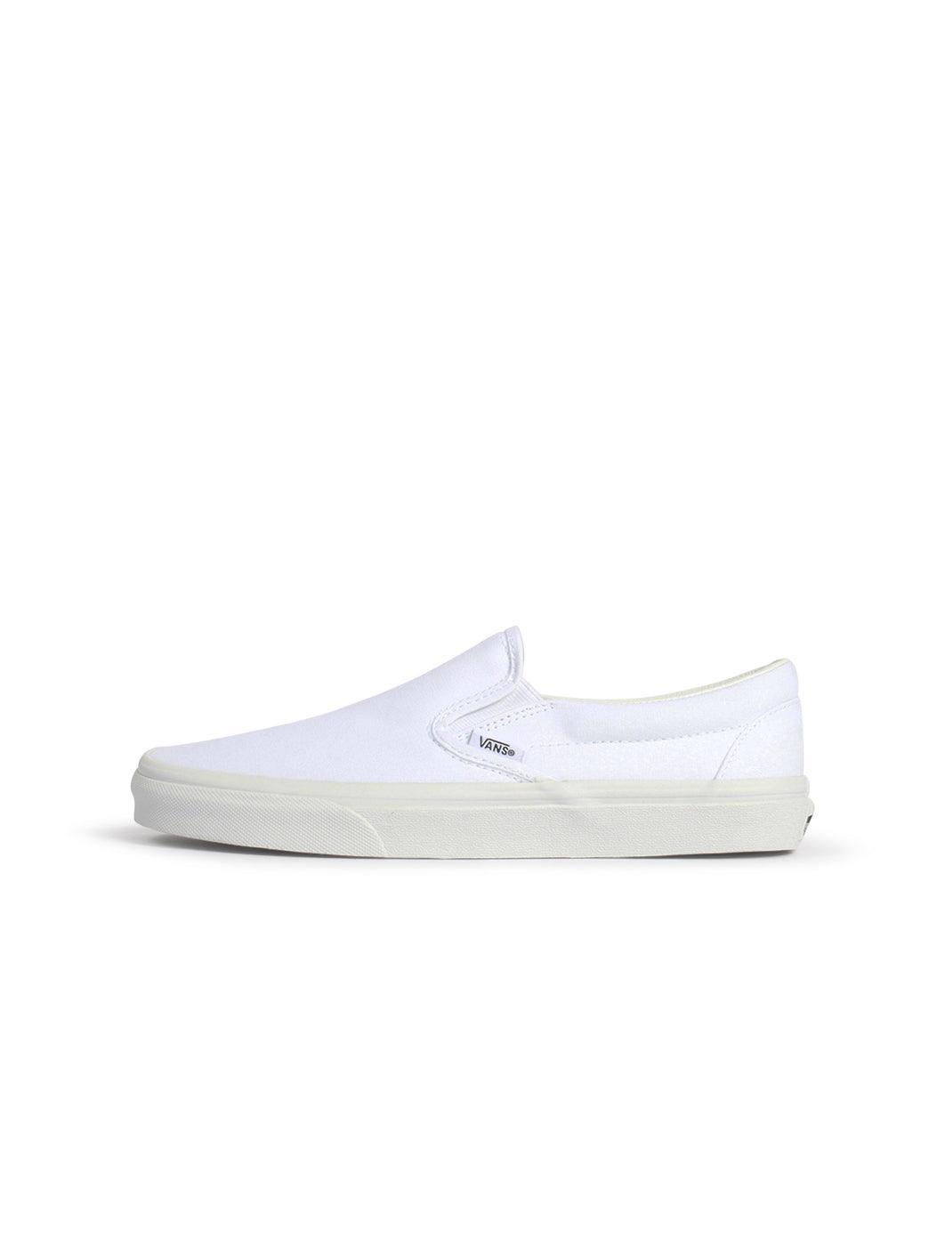 Vans Big Kids Classic Slip On - True White by Denim Exchange