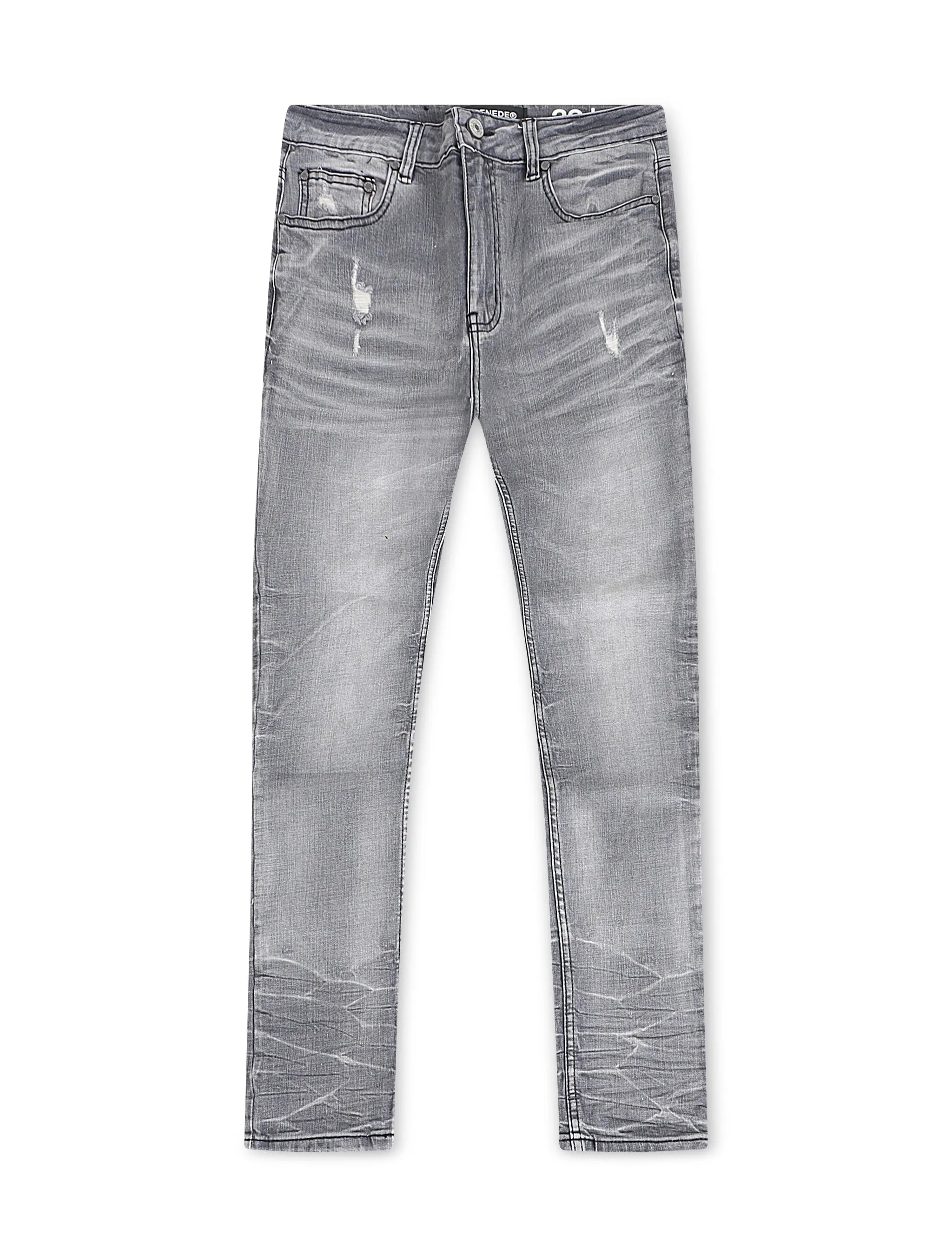 Serenede Titan Slim Fit Jeans - Grey by Denim Exchange