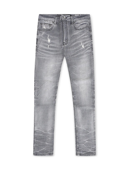 Serenede Titan Slim Fit Jeans - Grey by Denim Exchange