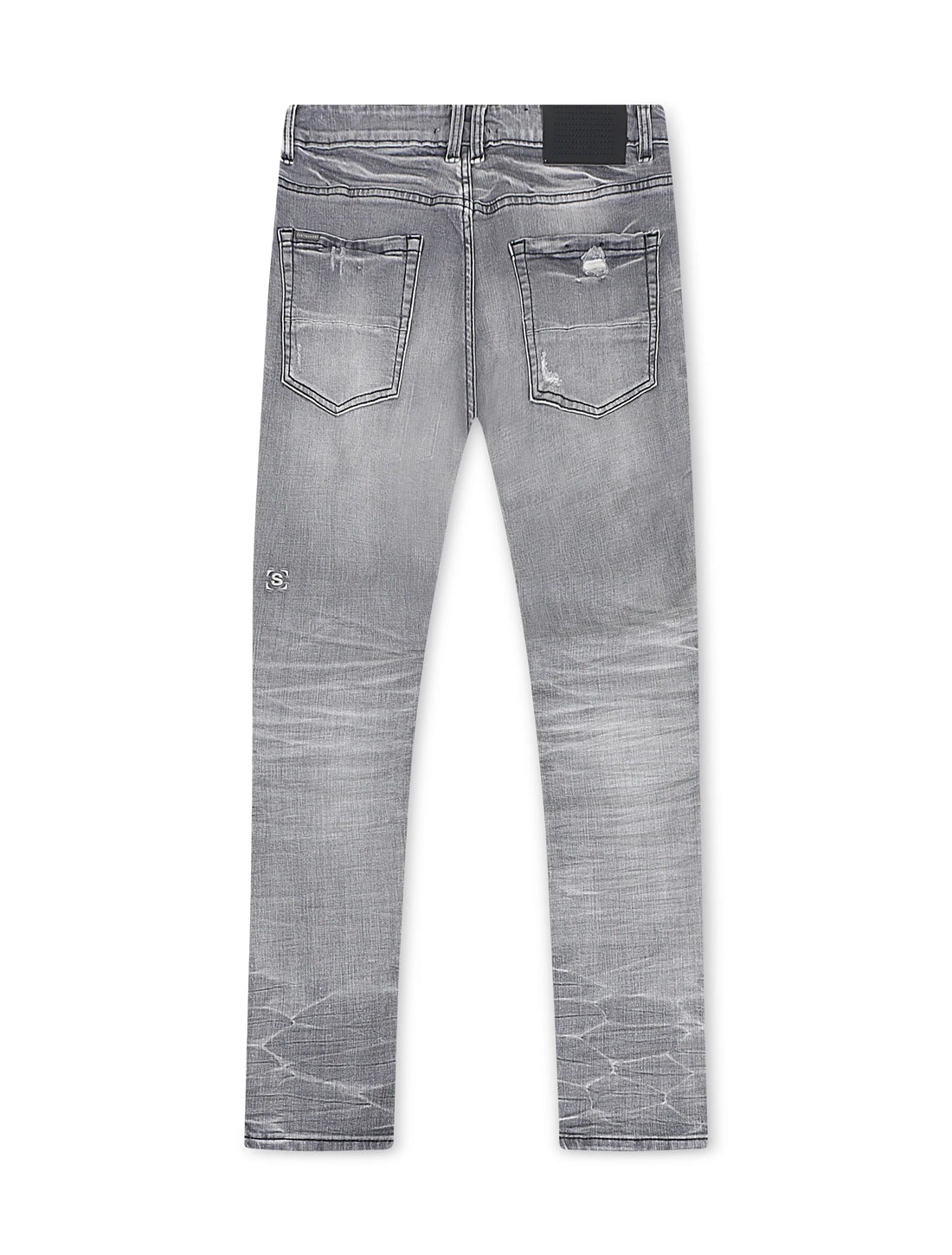 Serenede Titan Slim Fit Jeans - Grey by Denim Exchange