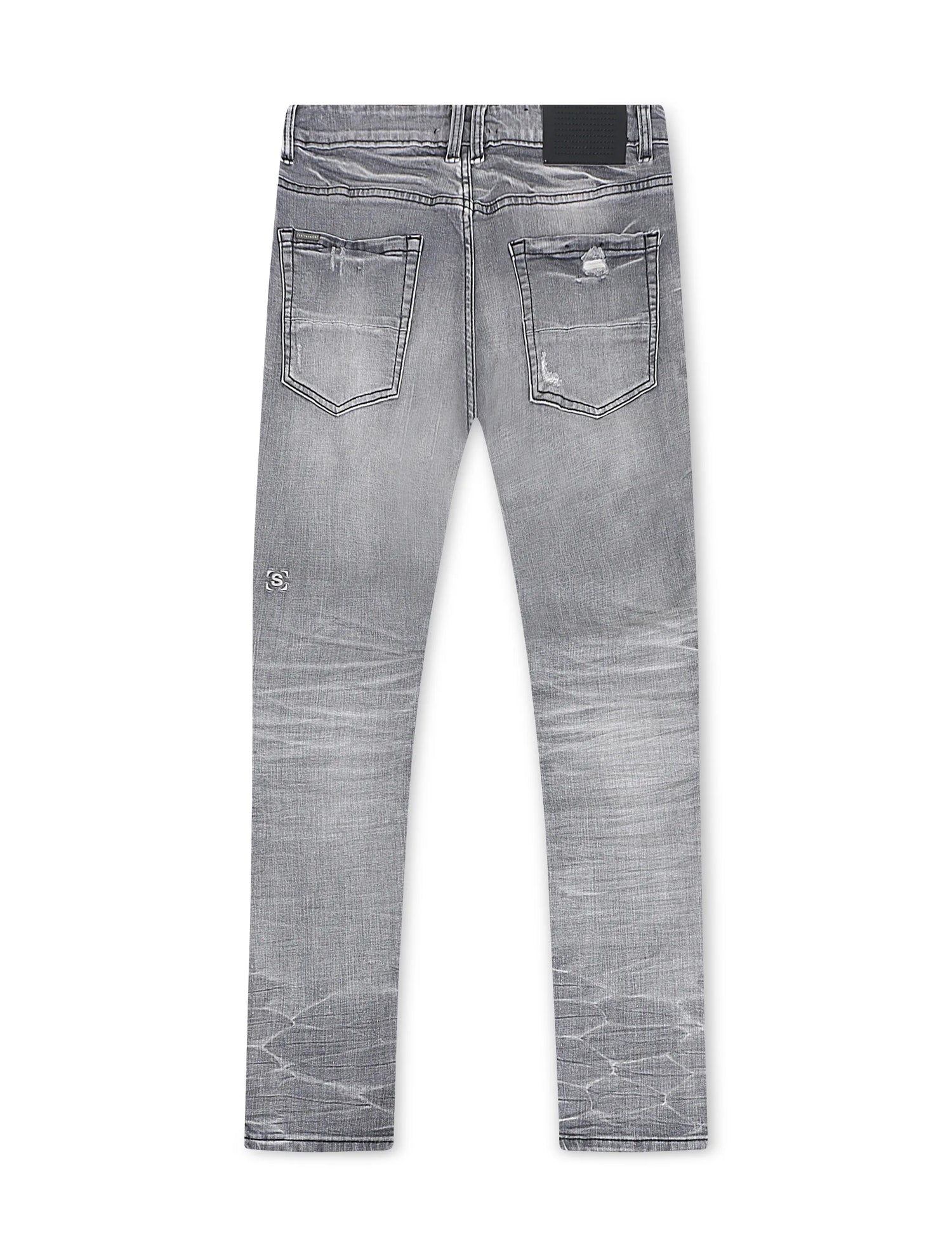Serenede Titan Slim Fit Jeans - Grey by Denim Exchange